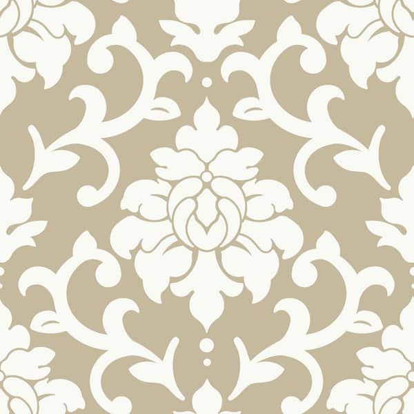 RoomMates Gold Damask Peel and Stick Wallpaper (Covers 28.18 sq. ft.)