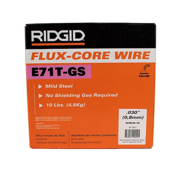 .030 E71T-GS Flux-Core Welding Wire No Gas Required (10 lb. Spool)