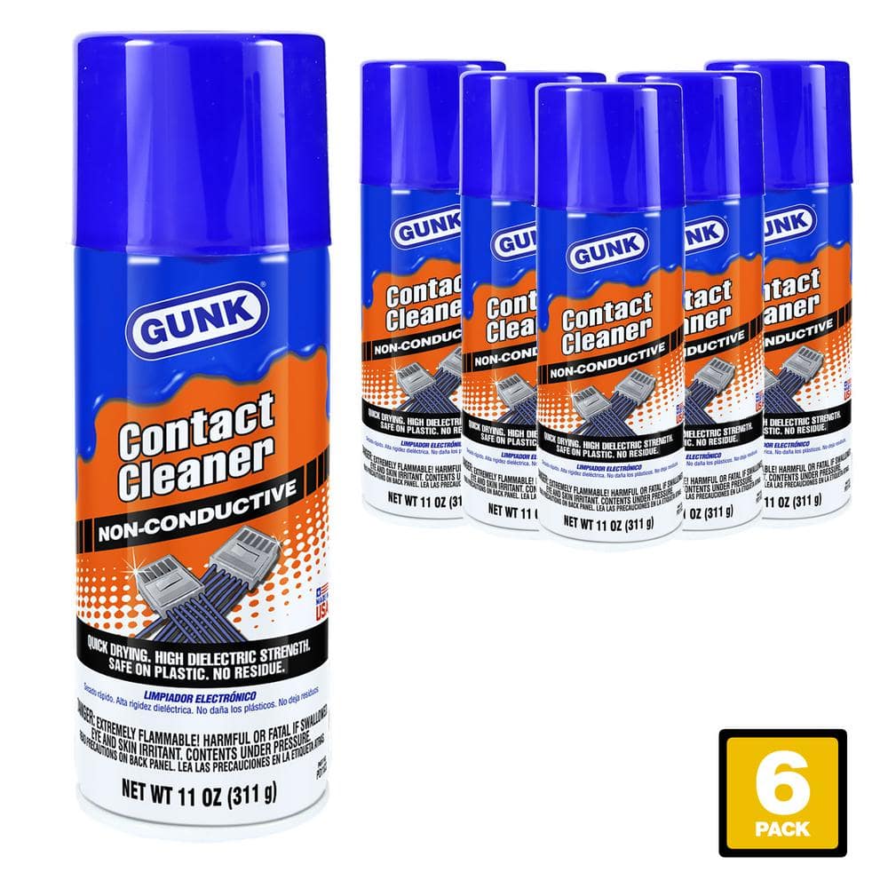 GUNK 11 oz. Contact Cleaner Pack of 6