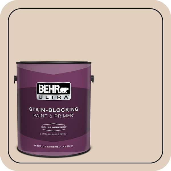 BEHR ULTRA 1 gal. #N240-2 Adobe Sand Extra Durable Eggshell Enamel Interior Paint & Primer