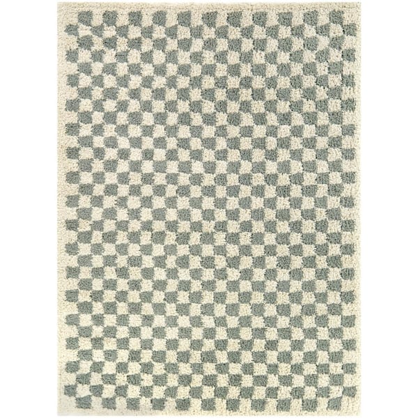 Covey Sage 8 ft. x 10 ft. Geometric Area Rug