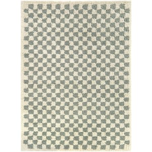 Covey Sage 7 ft. x 9 ft. Geometric Area Rug