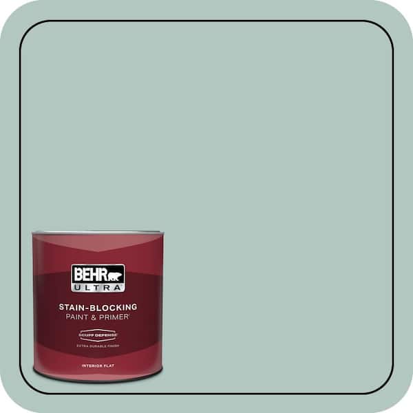 BEHR ULTRA 1 qt. #S430-2 Fresh Tone Extra Durable Flat Interior Paint & Primer