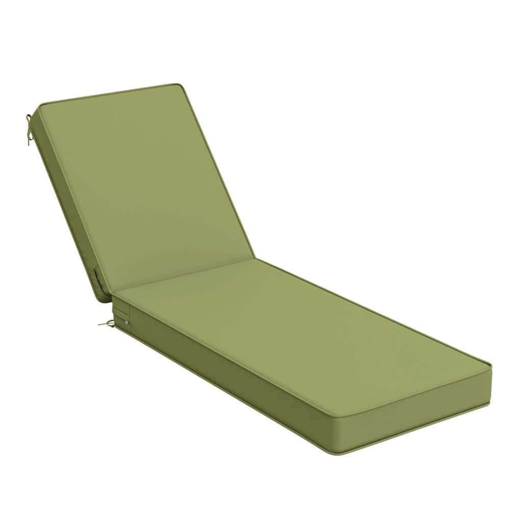 80 x 26 x 4 in. Outdoor Chaise Lounge Cushion Waterproof Patio Beach Pool Replacement Cushion Only Light Green price history on PriceWatchPro