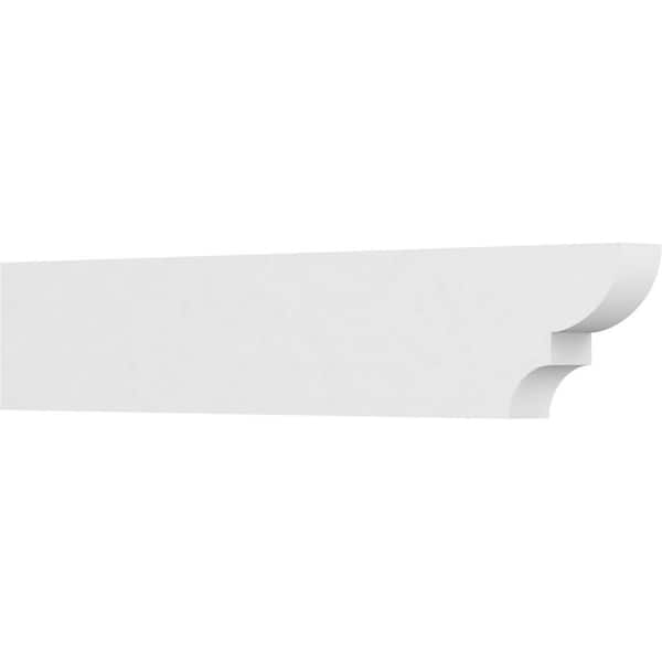 Ekena Millwork 3 in. x 8 in. x 42 in. Ridgewood PVC Rafter Tail Brace