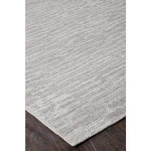 Renzo Grey 12 ft. x 15 ft. Solid Color Area Rug