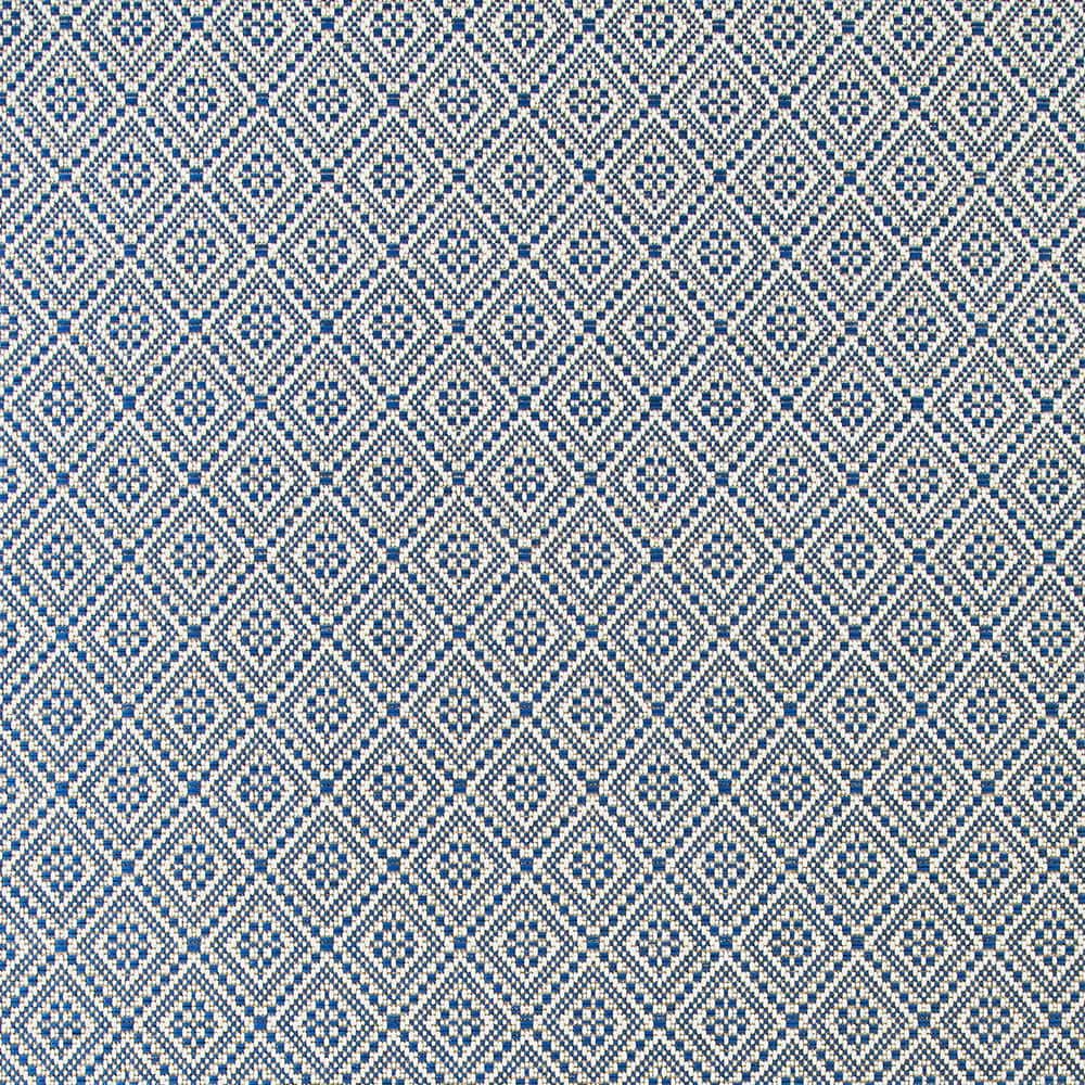 Monaco Sand-Azure 2' x 3'7" Geometric Synthetic Area Rug