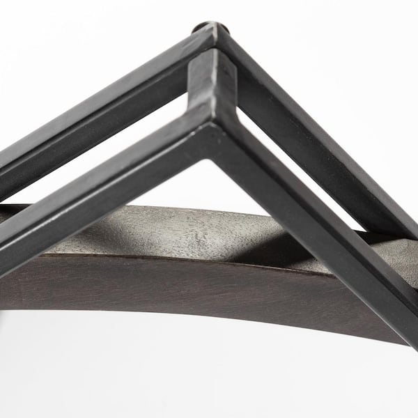 Large Square Black Modern Mirror (46.0 in. H x 2.5 in. W)