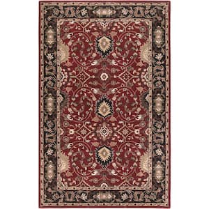 John Red 4 ft. x 6 ft. Area Rug