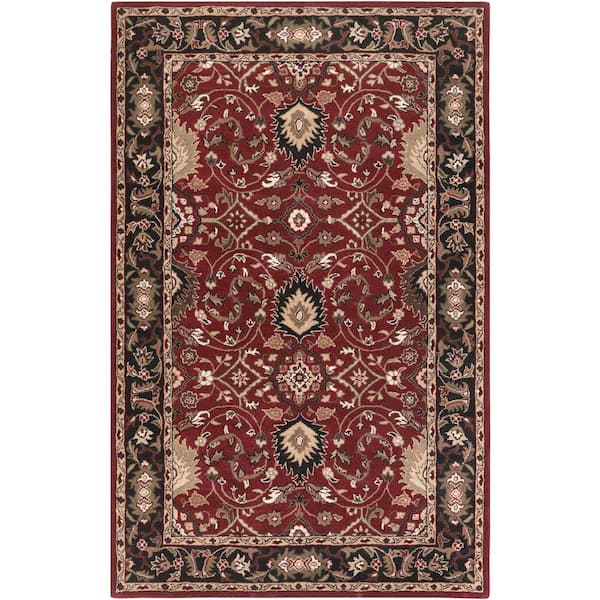 Livabliss John Red 9 ft. x 12 ft. Area Rug