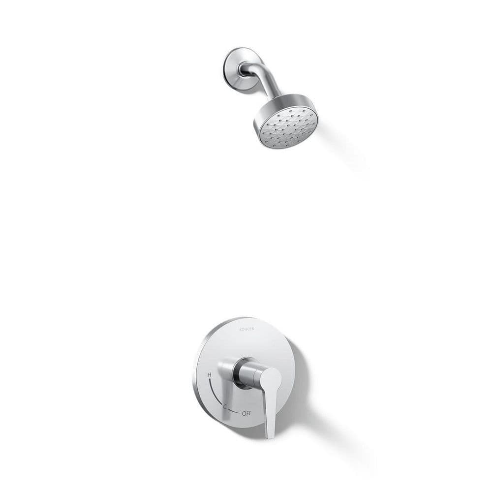 Pitch 1-Handle Wall Mount Shower Trim in Polished Chrome (Valve Not Included) price history on PriceWatchPro