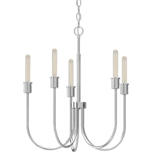 Concord 5-Light Polished Nickel Chandelier
