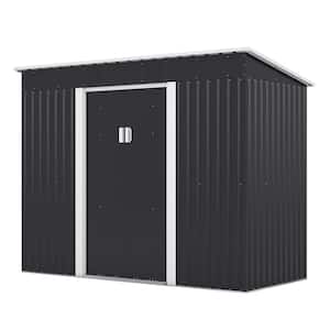 9.1 ft. W x 4.2 ft. D Metal Storage Shed with Double Door (96 sq. ft.)