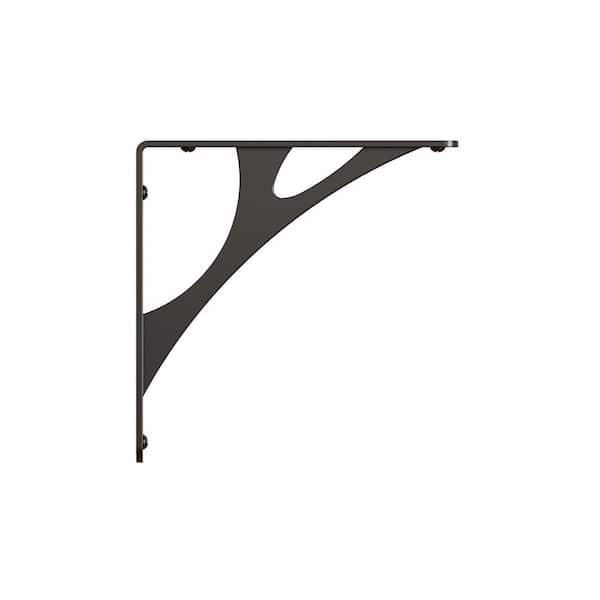 ShelfMade Manhattan Steel 7.75 in. D x 1 in. W x 7.75 in. H Black 500