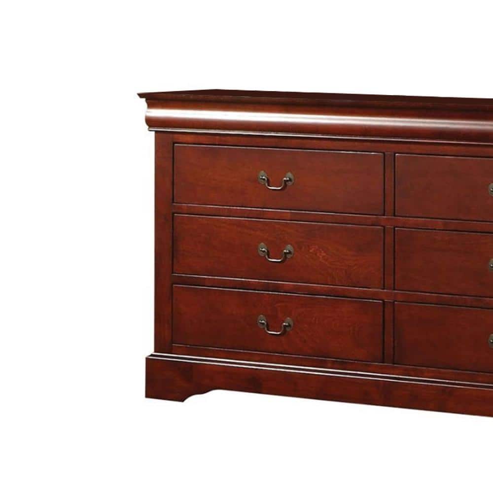 Antique Gray 60" Sophisticated Dresser with Dovetail Drawers