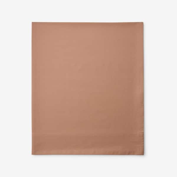 The Company Store Company Cotton Percale Clay Cotton Full Flat Sheet