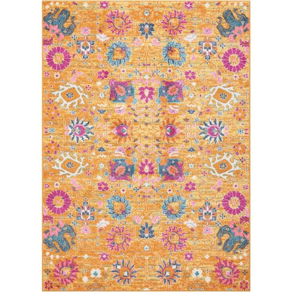 Nourison Passion Sun 4 ft. x 6 ft. Persian Vintage Area Rug