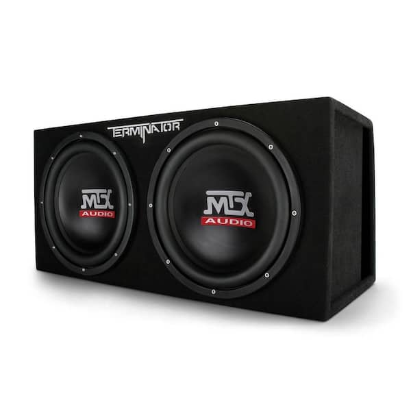 12 in. 2000-Watt Max Car Audio Dual Loaded Subwoofer Box Enclosure