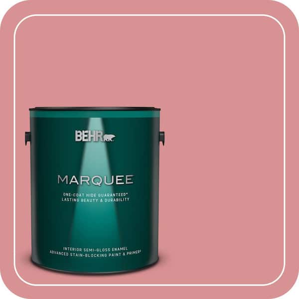 BEHR MARQUEE 1 gal. Home Decorators Collection #HDC-CT-11 La Vie En Rose Semi-Gloss Enamel Interior Paint & Primer