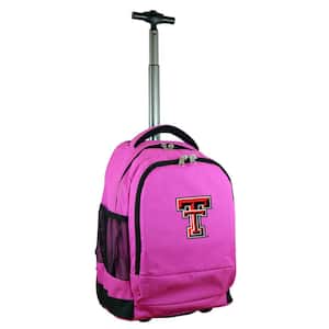 NCAA Texas Tech 19 in. Pink Wheeled Premium Backpack