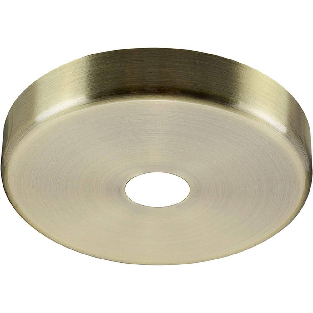 Antique Brass Contemporary Chandelier Fixture Canopy, 5-1/8" Diameter