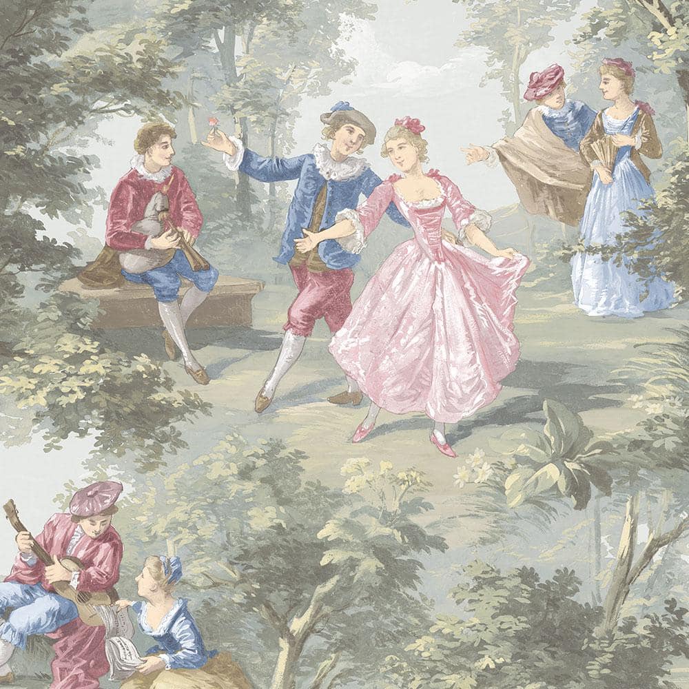 Spring Time In Paris Vinyl Roll Wallpaper (Covers 56 sq. ft.) price history on PriceWatchPro
