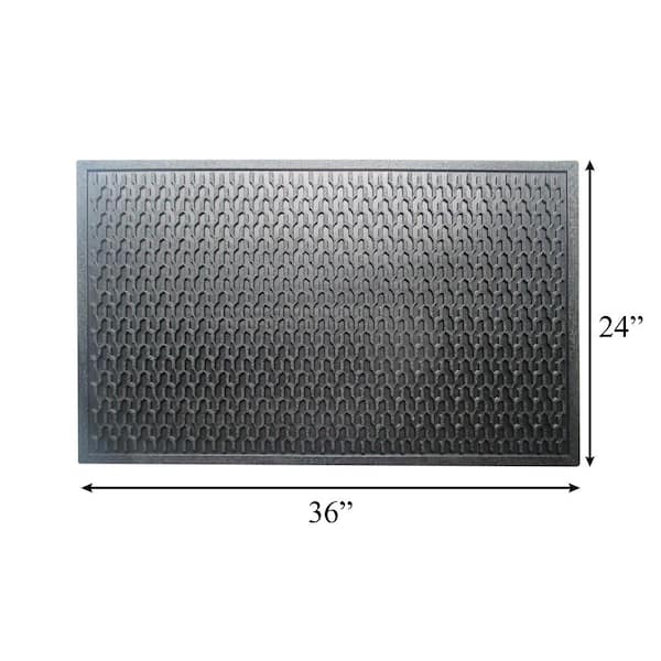 63-1/2 Length X 26-1/2 Width Andersen 410 White Polypropylene Clean Stride Mat For Interior 63-1/2 Length X 26-1/2 Width The Andersen Company 410-162-63-5I26-5I 