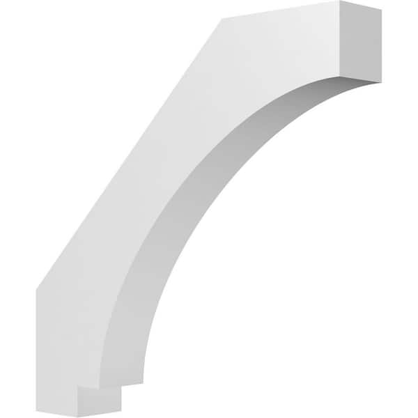 Ekena Millwork Imperial 3 in. x 18 in. x 18 in. Architectural Grade PVC Knee Brace