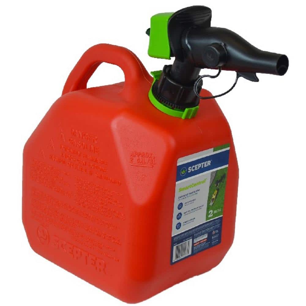 SureCan 2+ Gallon Gasoline Type II Safety Can Red with Rotating Flexible  Spout SUR2SFG2 - The Home Depot