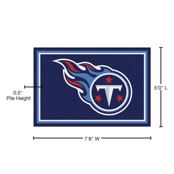 FANMATS NFL - Tennessee Titans Helmet Rug - 5ft. x 8ft. 5867 - The Home  Depot