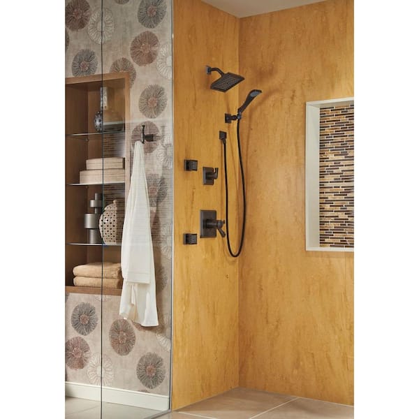 Dryden 1-Spray Patterns 1.75 GPM 2.5 in. Wall Mount Handheld Shower Head in Venetian Bronze
