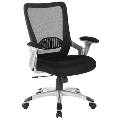 Manager's Chair with Black Screen Back and Mesh Seat