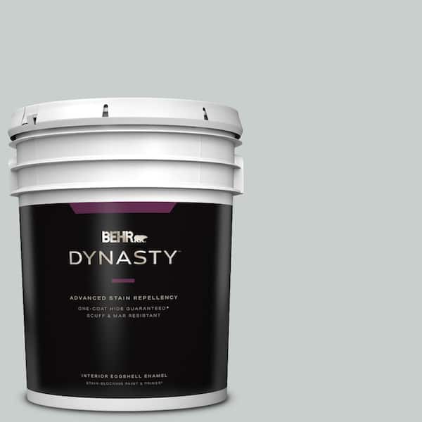 BEHR DYNASTY 5 gal. #720E-2 Light French Gray Eggshell Enamel Interior Stain-Blocking Paint & Primer