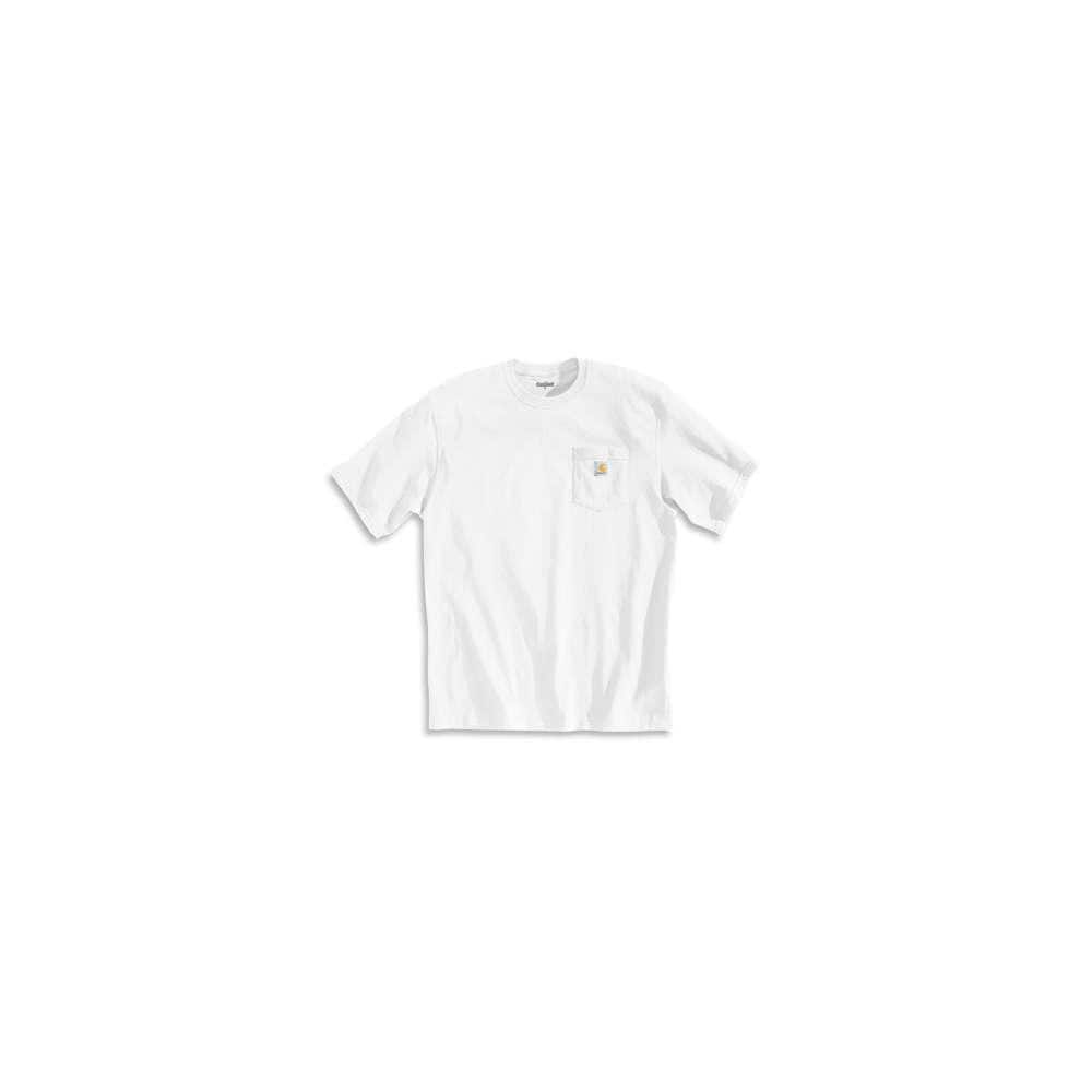 Carhartt Men's Regular XX Large White Cotton Short-Sleeve T-Shirt