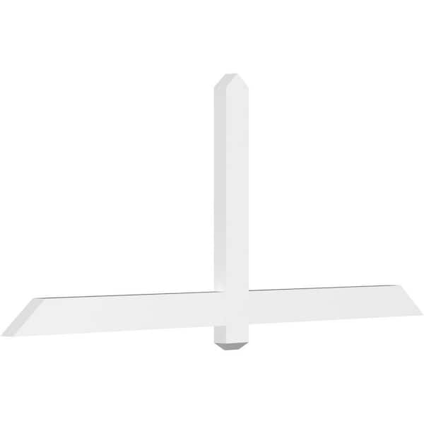 Ekena Millwork Eugene 72 in. W x 30 in. H x 2 in. D Signature Polyurethane Bracket