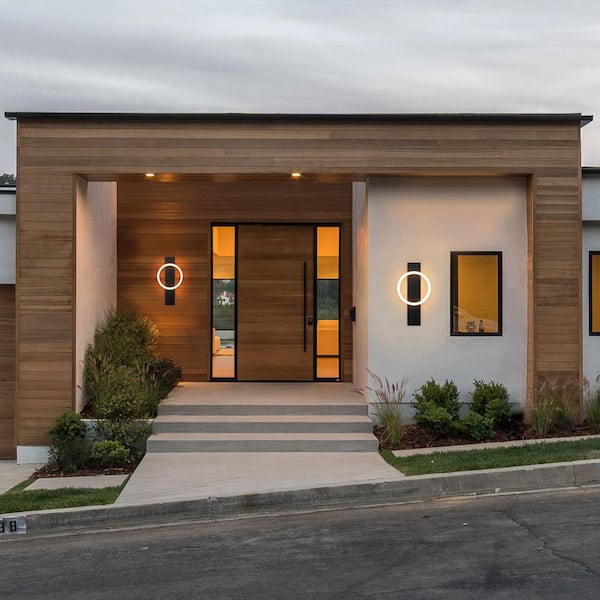 Barry Modern Black LED Outdoor Wall Sconce