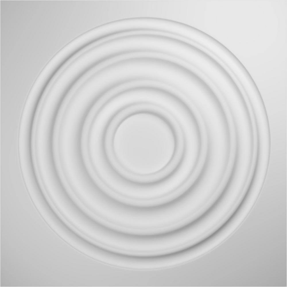 White Textured 3D PVC Decorative Wall Panels