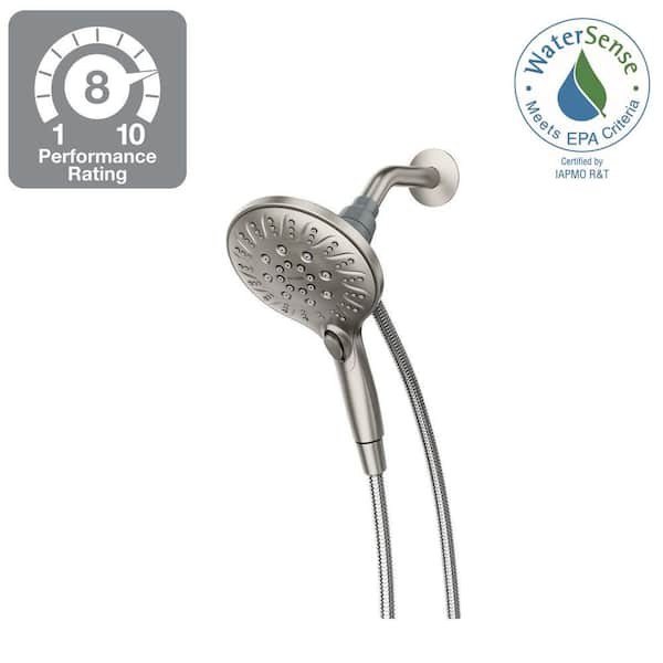 Moen Attract Magnetix Hand Shower – 6-Spray Settings, Spot-Resist Brushed Nickel (Refurbished) - View #13