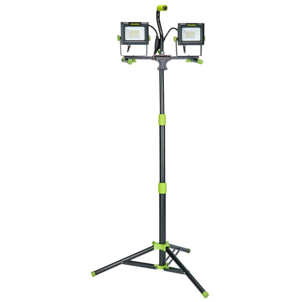 PowerSmith 8,000 Lumen Dual-Head LED Work Light with 52 in