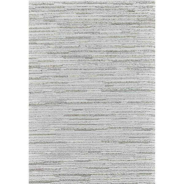 Casa Grey, Modern 7 ft. x 10 ft. Abstract Indoor Area Rug