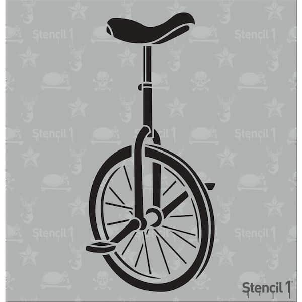 Stencil1 Unicycle Small Stencil