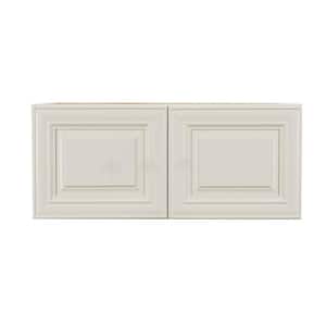 Princeton Assembled 36 in. x 12 in. x 24 in. 2-Door Wall Cabinet no Shelf in Off-White