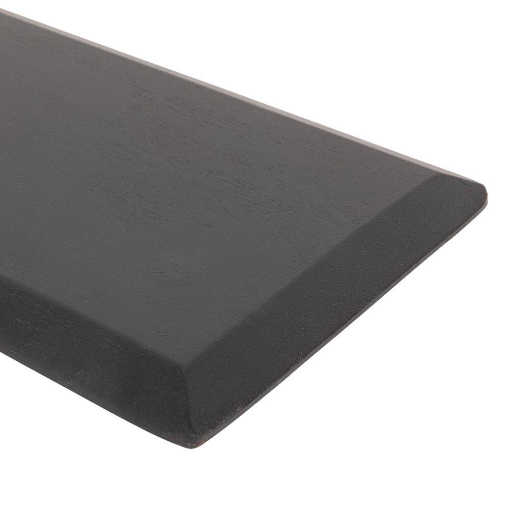 Black Acacia Wood Round Handle Cutting Board