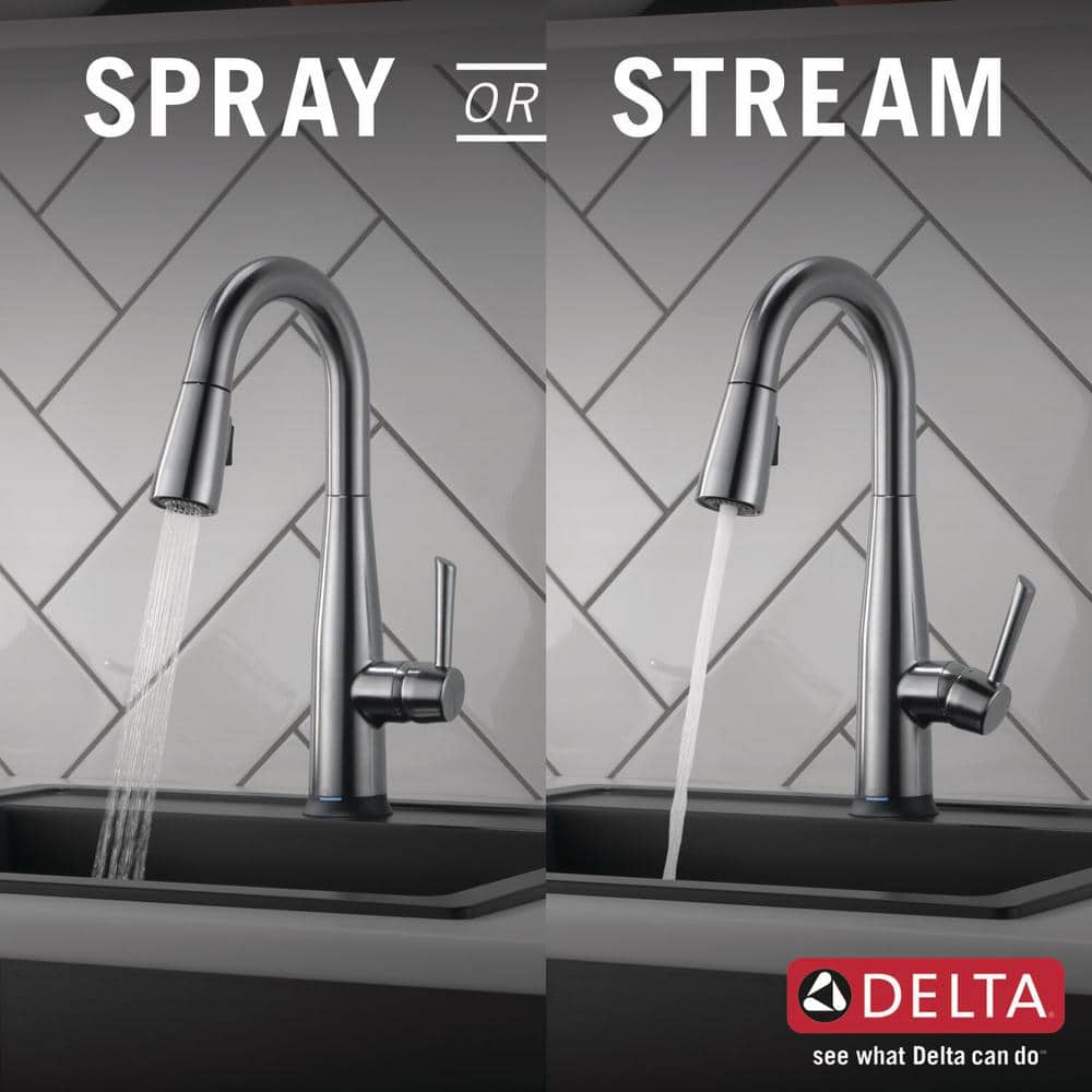Arctic Stainless Steel Pull-Down Spray Touch Bar Faucet