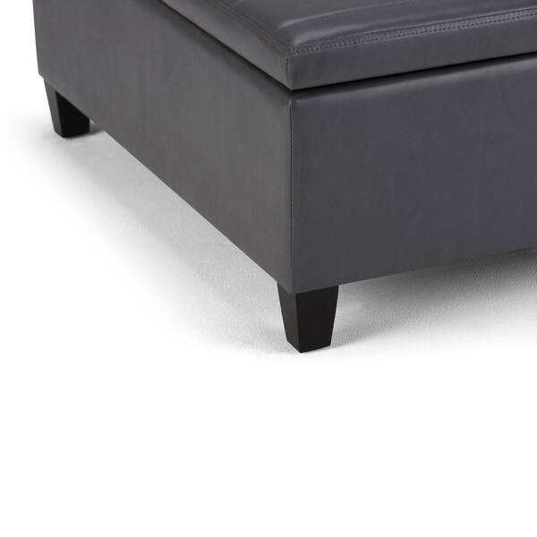 simpli home ellis coffee table storage ottoman