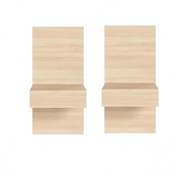Nexera Milano Natural Blonde Oak 1-Drawer Floating Nightstand