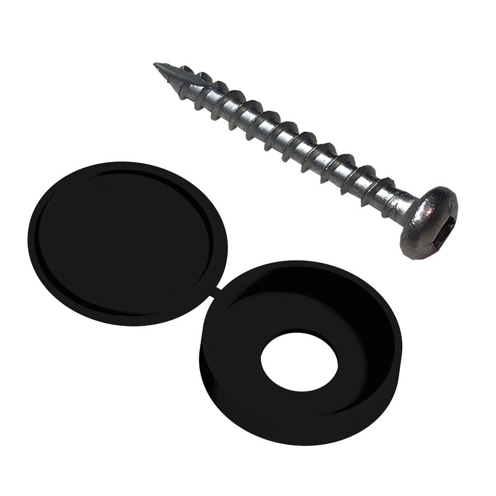 Black Stainless Steel Decorative Screen Panel Fastener Kit