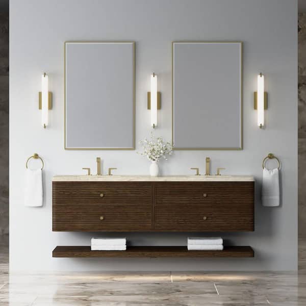 Allamari 72.0 in. Double Bath Vanity in Sable with Tajnar Wireless Charging Engineered Composite Top