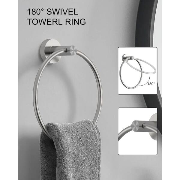 Vesteel Bathroom Hardware Set, 5 Pieces Stainless Steel Bath Towel Bar Set, 24 inch Towel Racks for Bathroom, Bath Toilet Accessories Sets Wall Mounted, Matte Black Vesteel Bathroom Hardware Set, 5 Pieces Stainless Steel Bath Towel Bar Set, 24 inch Towel Racks for Bathroom, Bath Toilet Accessories Sets Wall Mounted, Matte Black