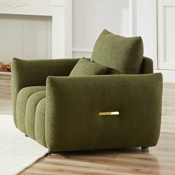 Green sofa chair discount
